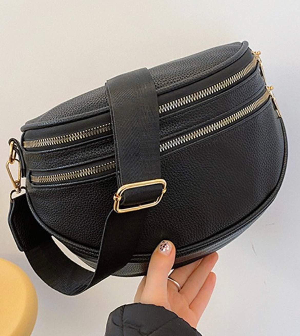 Vegan Leather Crossbody Bum Bag