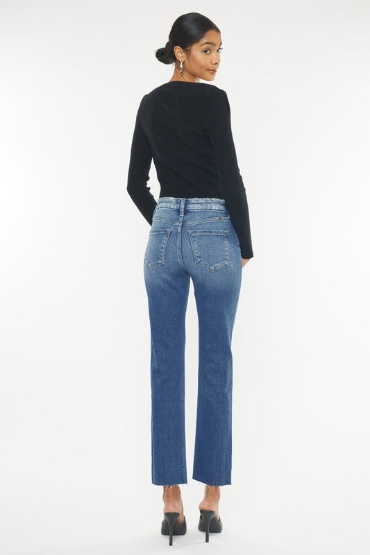 Kancan High Rise Slim Straight Jeans