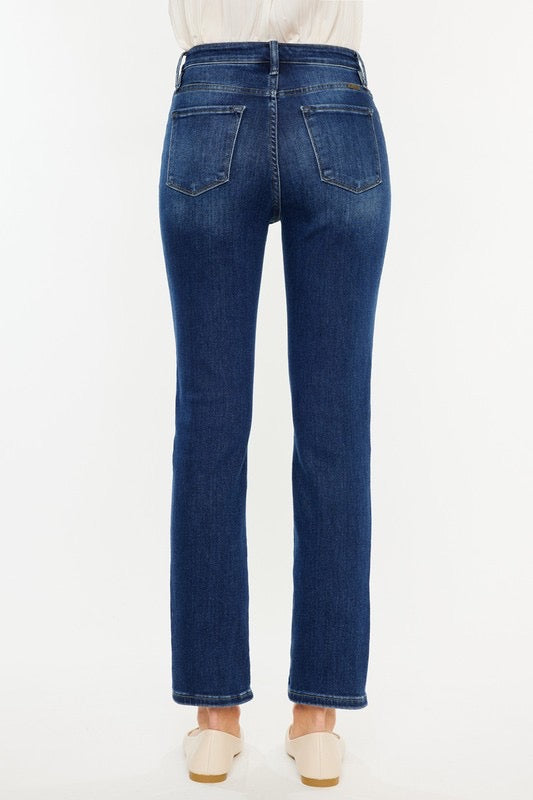 Kancan High Rise Slim Straight Jeans