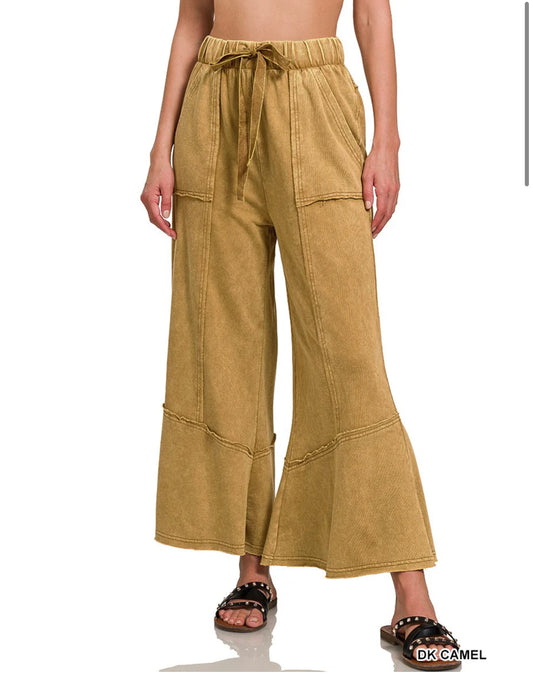 Camel Exposed Seam Pants