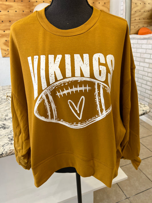 Vikings Oversized Crew