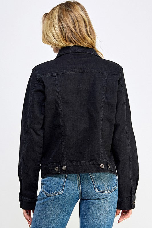 Stretch Denim Jacket